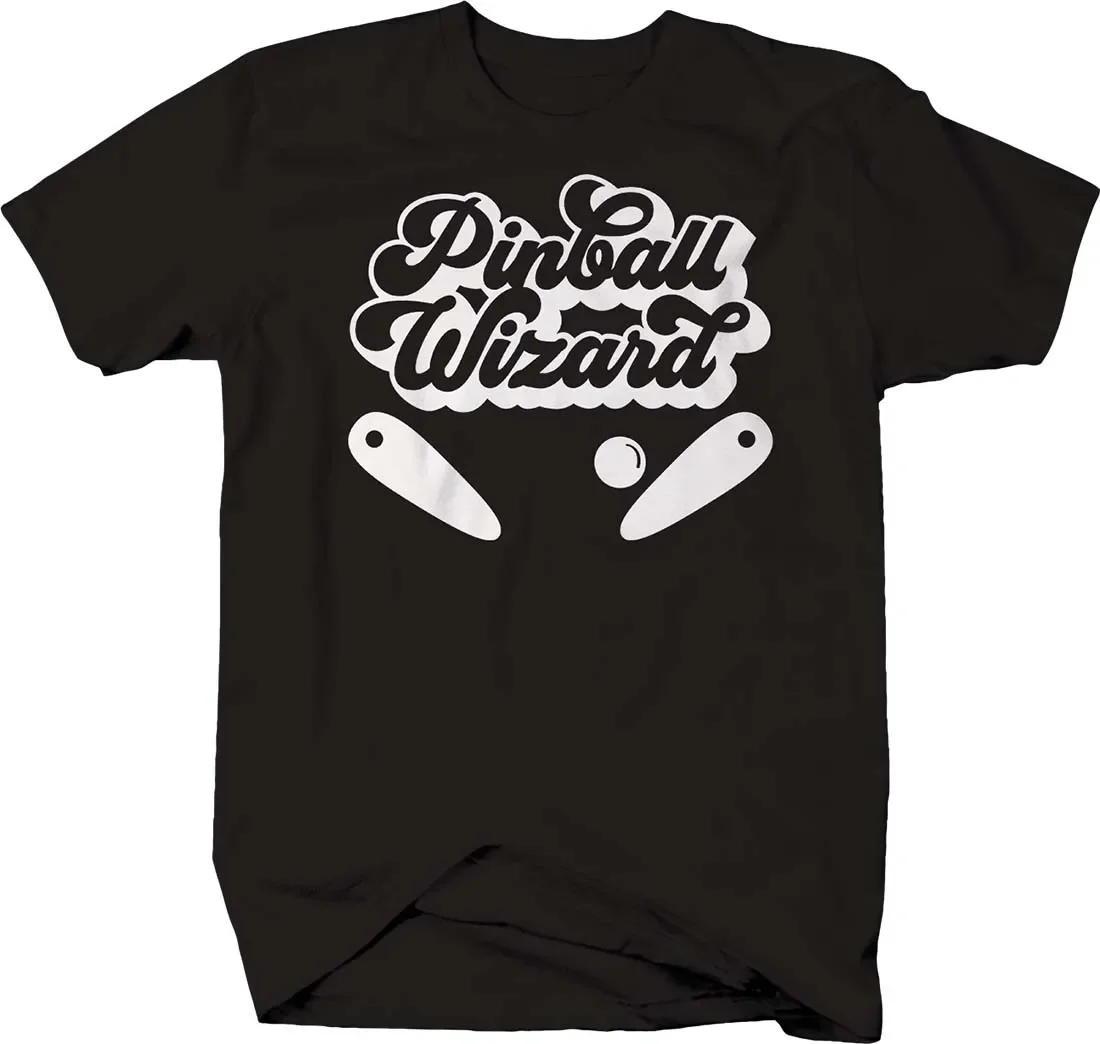 

Pinball Wizard Classic Arcade Game Fun Pro T-Shirt Summer Cotton Short Sleeve O-Neck Mens T Shirt New S-3XL