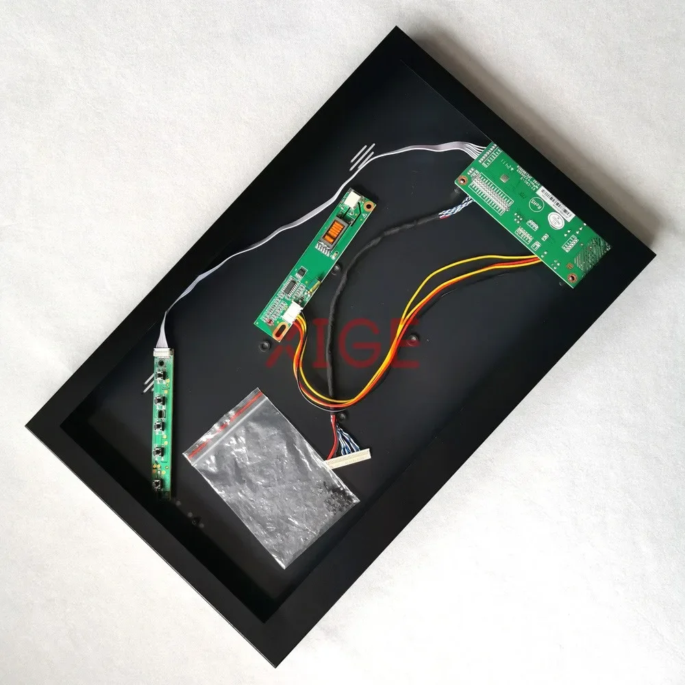 

For LP150X09 LP150X10 LP150X06 LP150X05 LP150X08 15" LCD Display 58C Controller Board+Metal Case 1024*768 Kit LVDS 30 Pin 1CCFL
