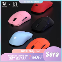 Vaxee Ninjutso Sora 4K Wireless Mouse PAW3950 Dual Mode Gaming Mouse 4KHz Polling Rate Mice Long Battery Life Accessory Custom