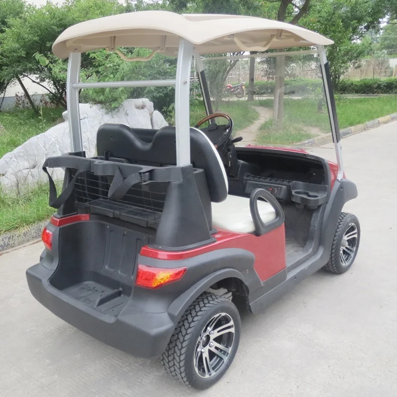 2 Seater 4 Wheel Aluminum Frame Luxury Cool Electric Golf Cart LXM