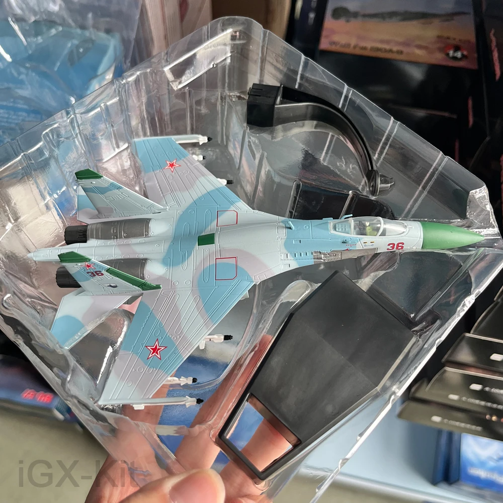 Масштаб 1:100 Советский Су-27 Су27 Фланкер Истребитель Реактивный Военный Самолет Игрушечная Модель Коллекция Подарок
