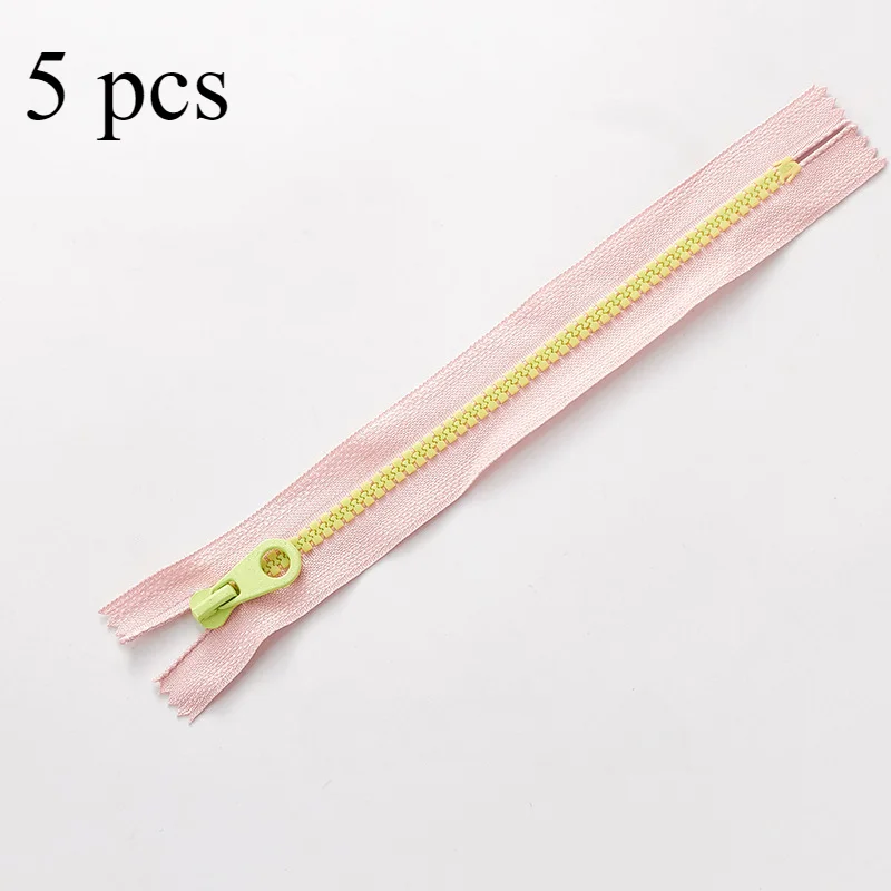 5pcs 5#15/2025/30cm resin zipper open self-locking zipper for jacket DIY clothing sewing zipper bag Jacket zipper accessories