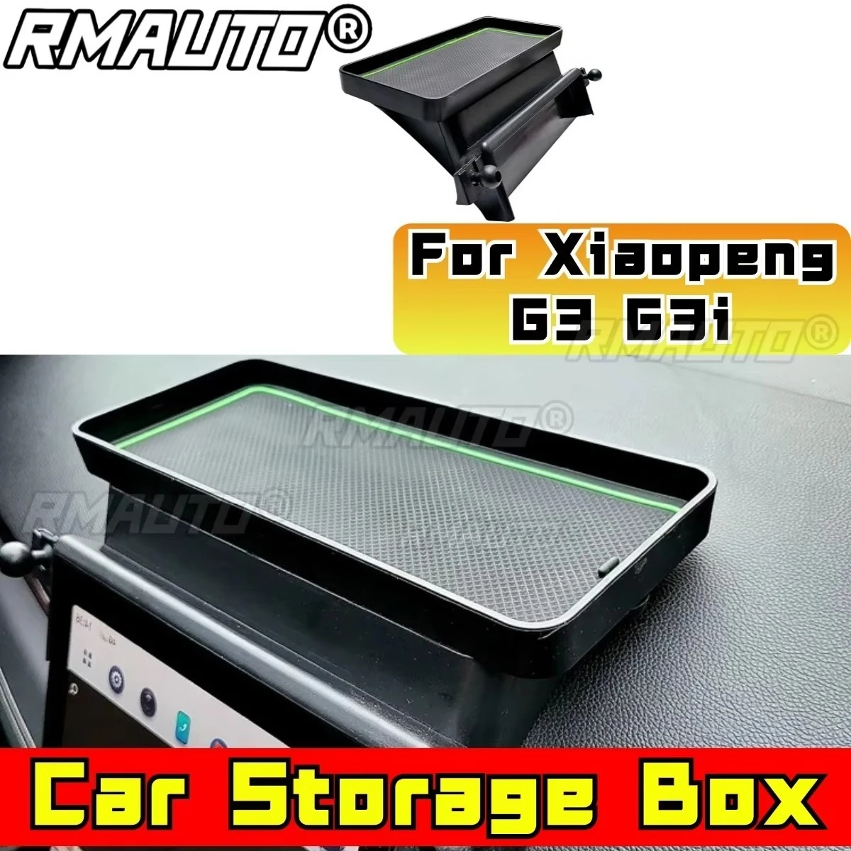 

Для Xiaopeng G3 G3i центральный экран управления, держатель для телефона, коробка для хранения бумажных полотенец, ETC, стеллаж для хранения солнцезащитных очков, внутренний комплект для тела