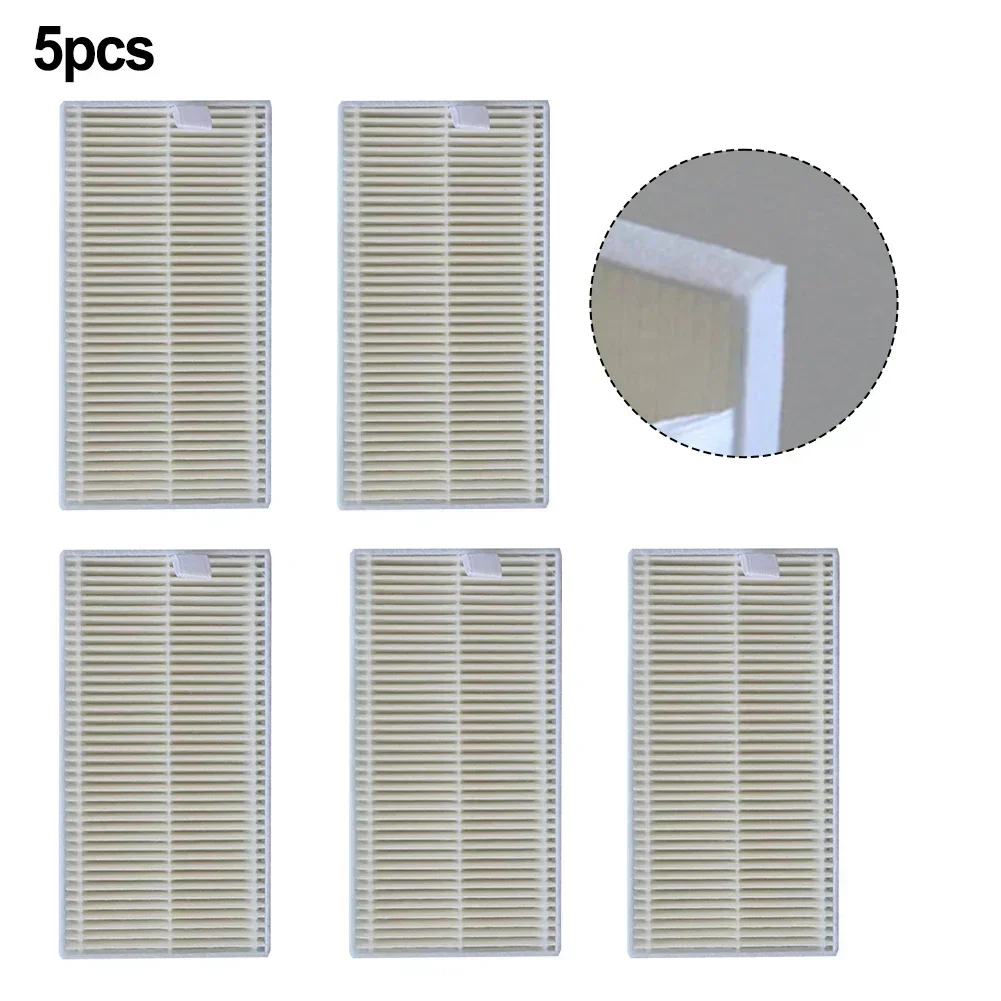 5Pcs Roboter Staubsauger Filter Für M9 Für E10s Roboter Vakuum Ersatzteile Zubehör