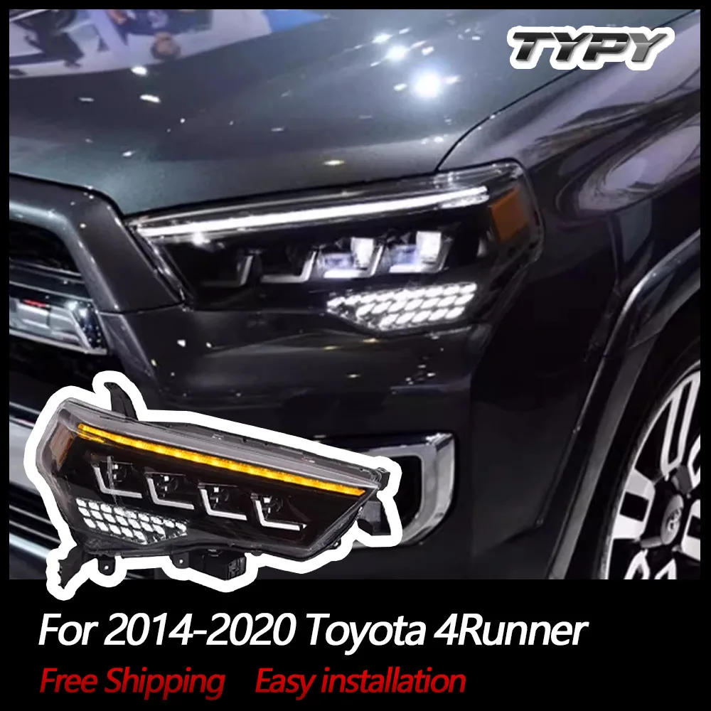 

TYPY Car Headlights For Toyota 4Runner 2014-2020 LED Car Lamps Daytime Running Lights Dynamic Turn Signals Car Accessories