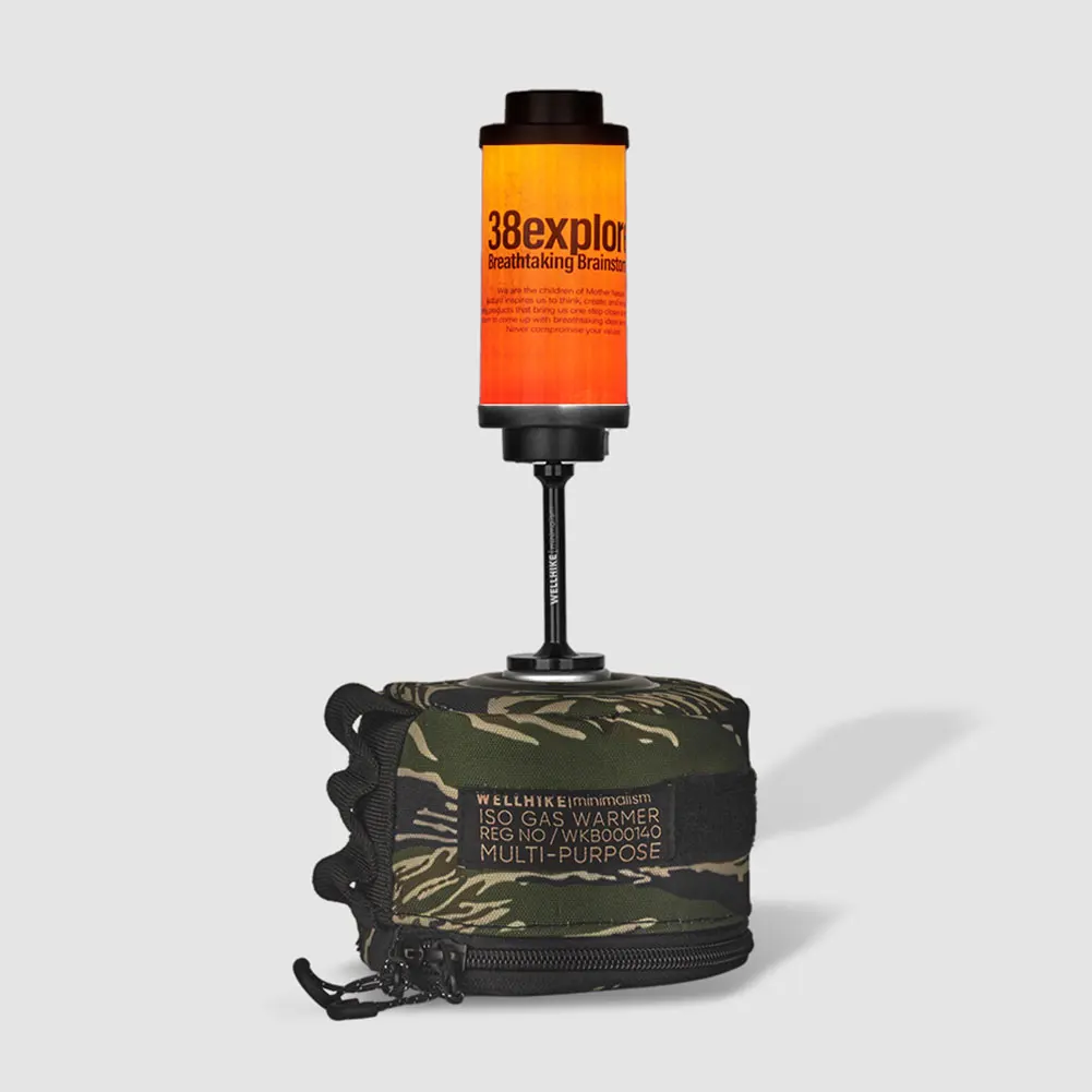 فانوس خزان الغاز قوس التخييم خزان الغاز محول مصباح محمول تمديد القطب سبائك الألومنيوم تنوعا لخزان الغاز G2