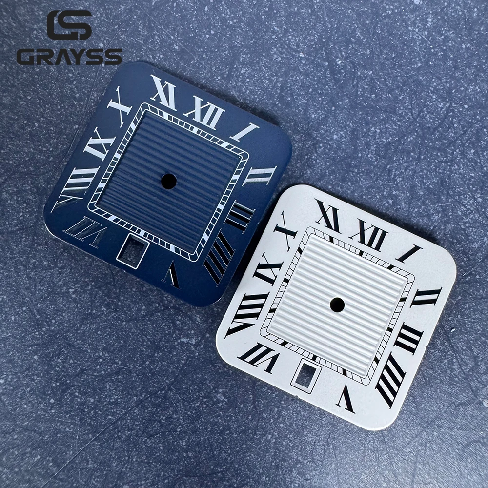 قرص مربع موديل هيكل عظمي قرص ميكانيكي قرص روماني قرص سانتوس NH35 NH70 ساعة يد تعمل بالحركة أدوات إصلاح الملحقات