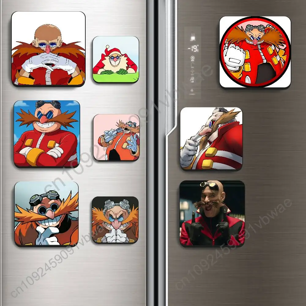 

Without hair Eggman Robotnik Magnetic Fridge Magnets - No Falling Off, Fit for Refrigerators, All Metal Surfaces,Home Decor