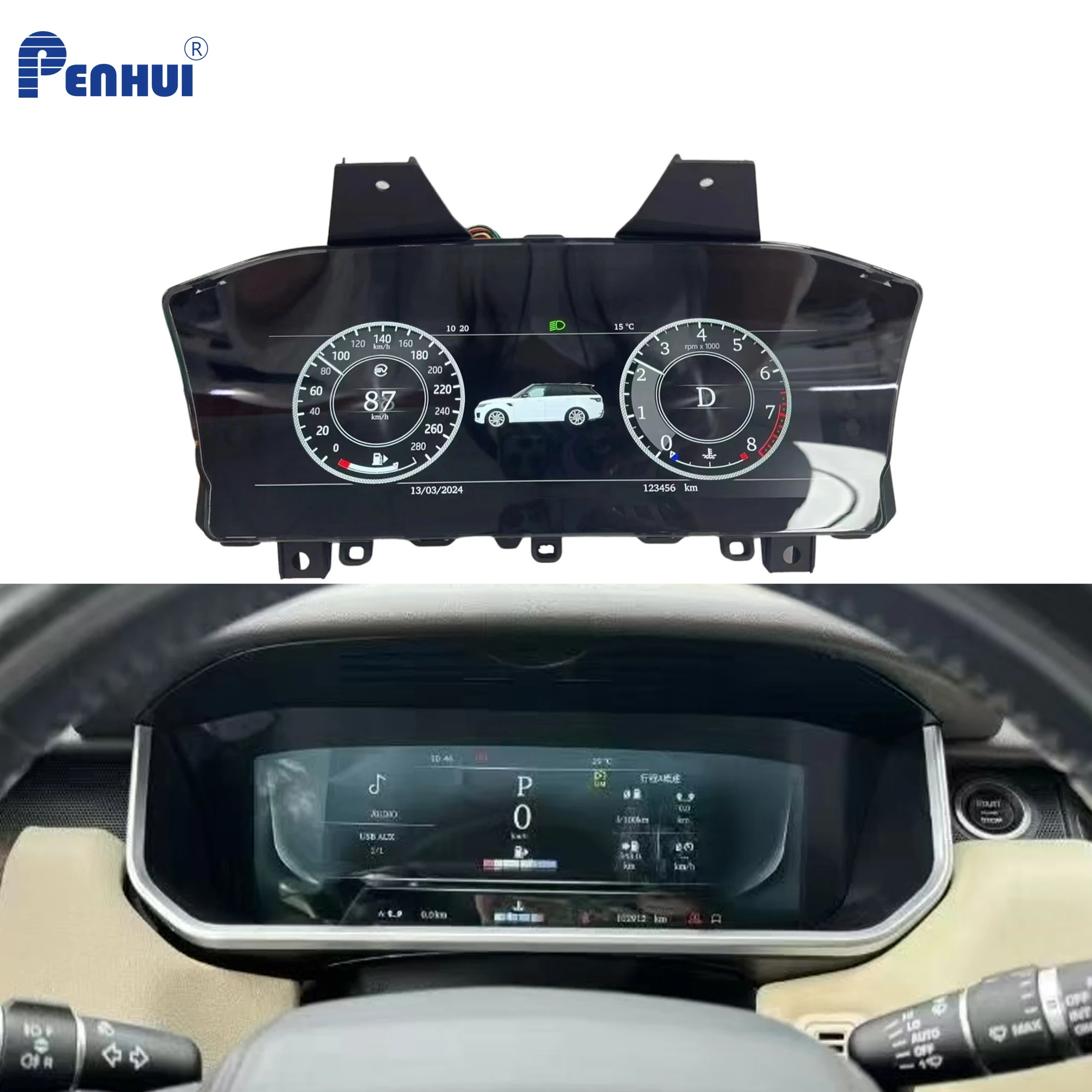 Digital Speedometer  Dashboard Cluster for Range Rover Vogue L405 Range Rover Sport L494 2013-2017 Discovery 5 2017-2021