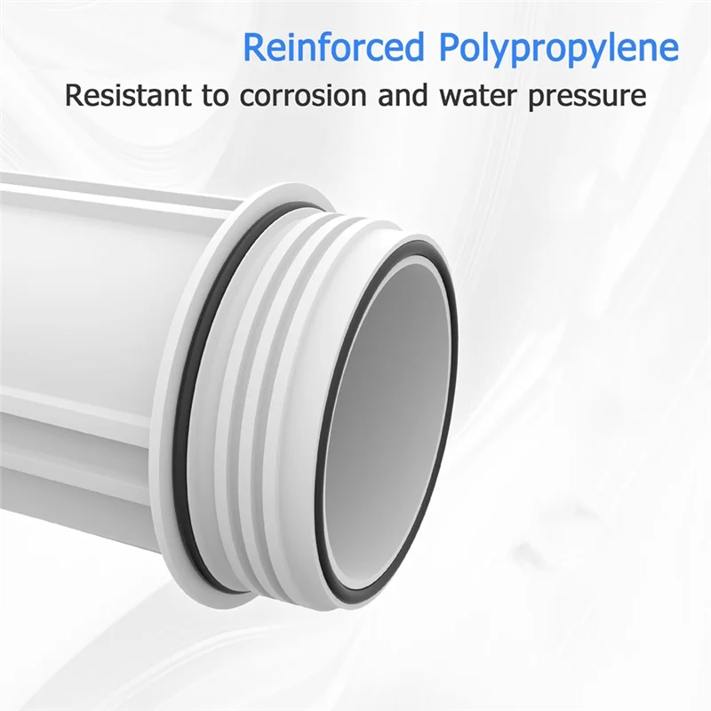 

KYCOR-FHW10 Корпус фильтра для воды для всего дома, система предварительной фильтрации подходит для фильтров отложений размером 10 x 2,5 дюйма и т. д. для города, для коловной воды