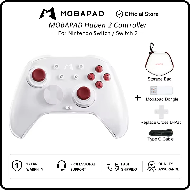 MOBAPAD Huben 2 mechanischer Bluetooth-Controller für Nintendo Switch NS Switch 2 PC Android iOS Steam-Spielekonsole