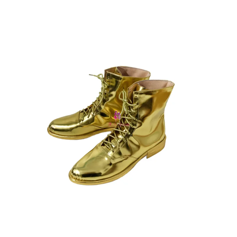 Lord of Mysteries Adam Cosplay Schoenen Gouden Handgemaakte Laarzen Kunstleer Laarzen Carnaval Party Halloween Laarzen