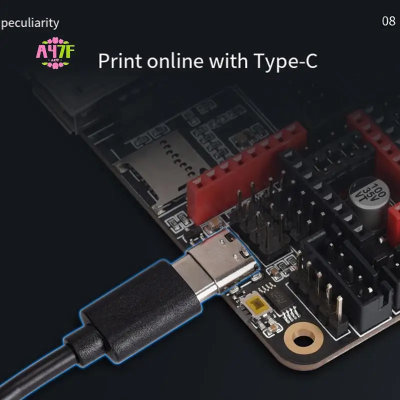 

A47F-BIGTREETECH BTT Octopus Motherboard 32Bit Control Board TMC2209 TMC5160 3D Printer Parts VS SKR V1.4 Turbo For Voron 2.4 CR