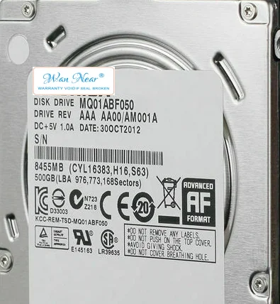 

For 500GB 7MM 5400RPM 2.5" SATA Internal