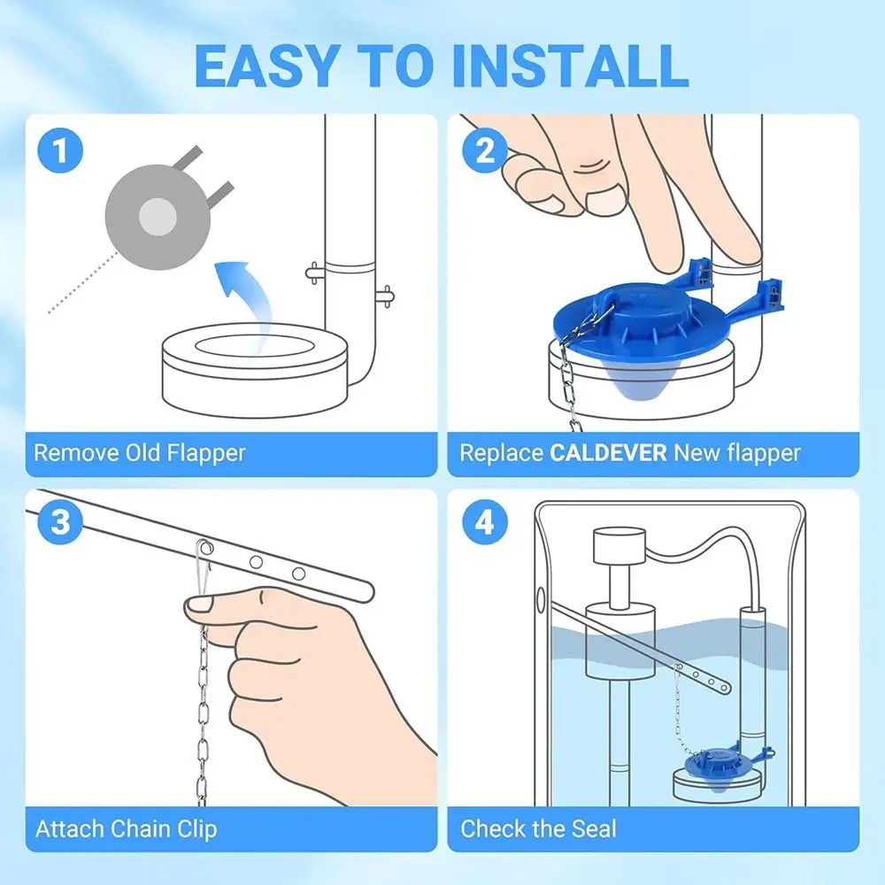 Toilets Tank Water Saving Toilet Flapper Rubber Plug Rubber Stopper Toilet Bowl Seal Universal Toilet Tank Flush Valve