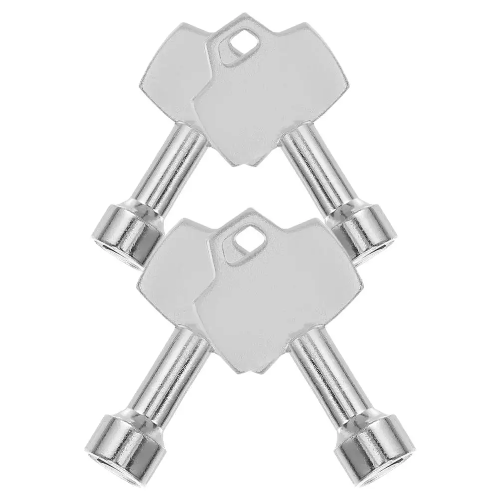 

4pcs Triangle Socket Keys Litter Bin Spanner Keys Triangle Trash Can Triangular Socket Triangular Lock
