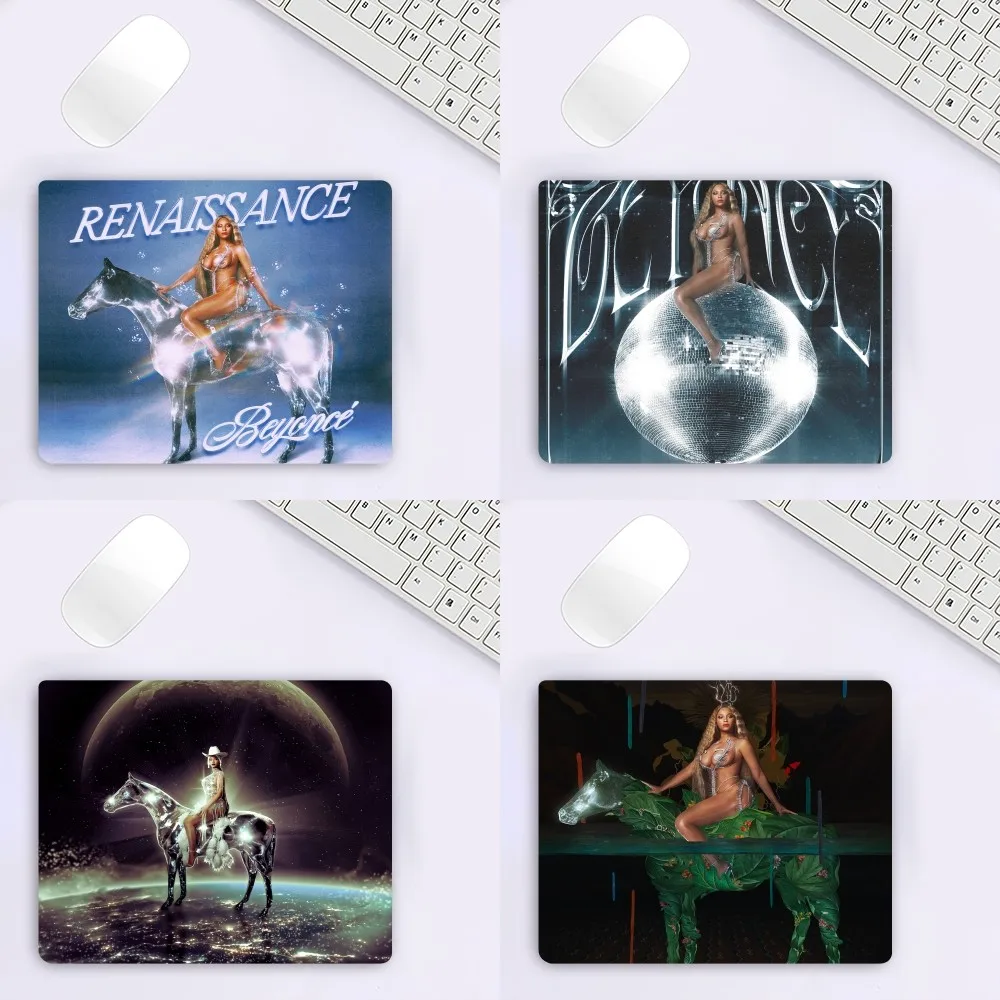 

Singer Beyonce RENAISSANCE F Mousepad Office Large Mouse Mat PC Computer Game Small Keyboard Mats Rubber Anti-slip Mice Mat