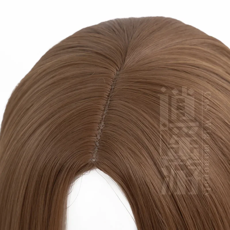 Psicóloga Ada Mesmer Cosplay Wig, cabelo sintético marrom resistente ao calor, Game Identity V, Halloween Party, perucas e boné COS, 65cm