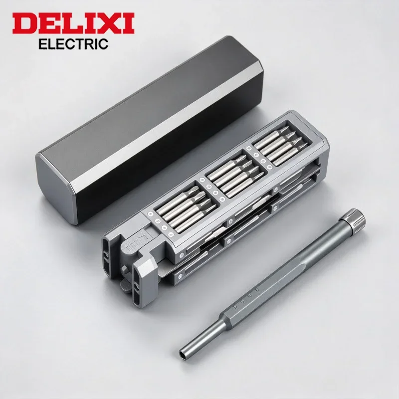 DELIXI Multifunction 44 In 1 Precision Screwdriver Set Magnetic Repair Tool Kit for Phone Laptop Tablet Electronics Maintenance