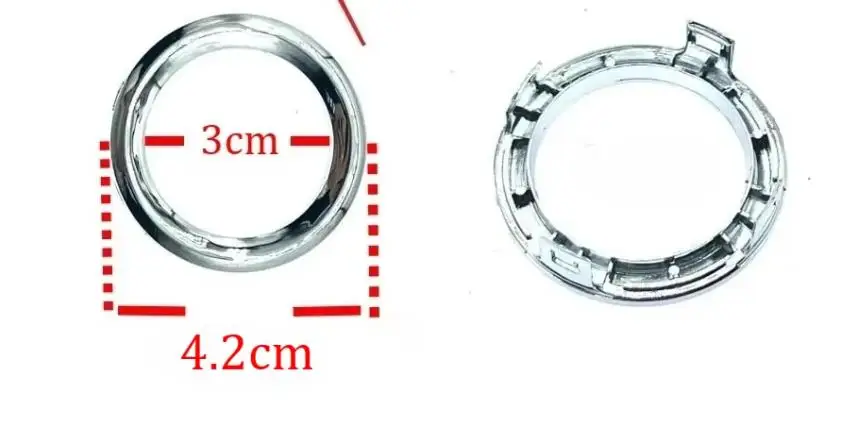 1 Piece Chrome Four-wheel Drive 4wd Switch Ignition Plated Ring Cover Frame for Outlander 2013-2019 GF GG  for Eclipse Cross