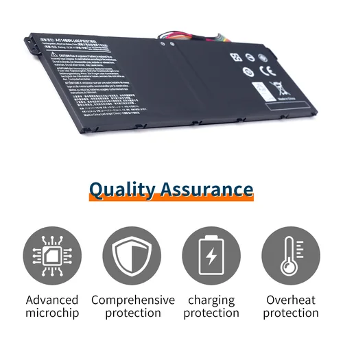 Imagen 2 del producto AC14B8K Batería para Acer Nitro 5 AN515 AN515-52 AN515-53 Aspire R3-131T ES1-111 V3-111 AC14B3K AC14B7K AP14B8K AC14B18K