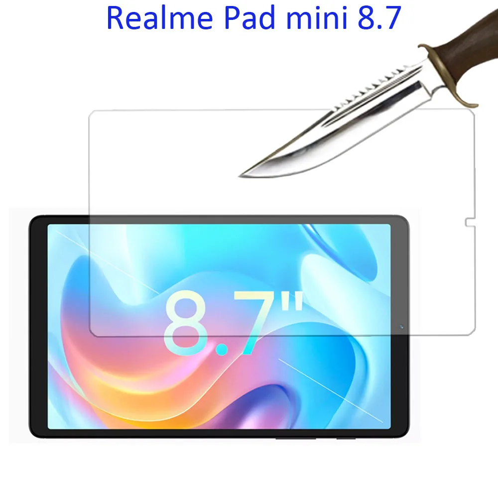 

For Realme Pad mini 8.7'' tablet Pad 9H Tempered Glass Screen Protector Clear Glass Film