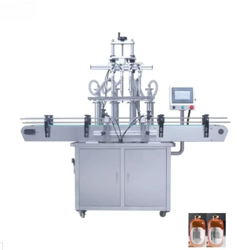 High Speed Automatic Paste Filling Machine for Wine Beer Water Juice Lip Gloss Tomato Sauce Peanut Butter Bottle Custom
