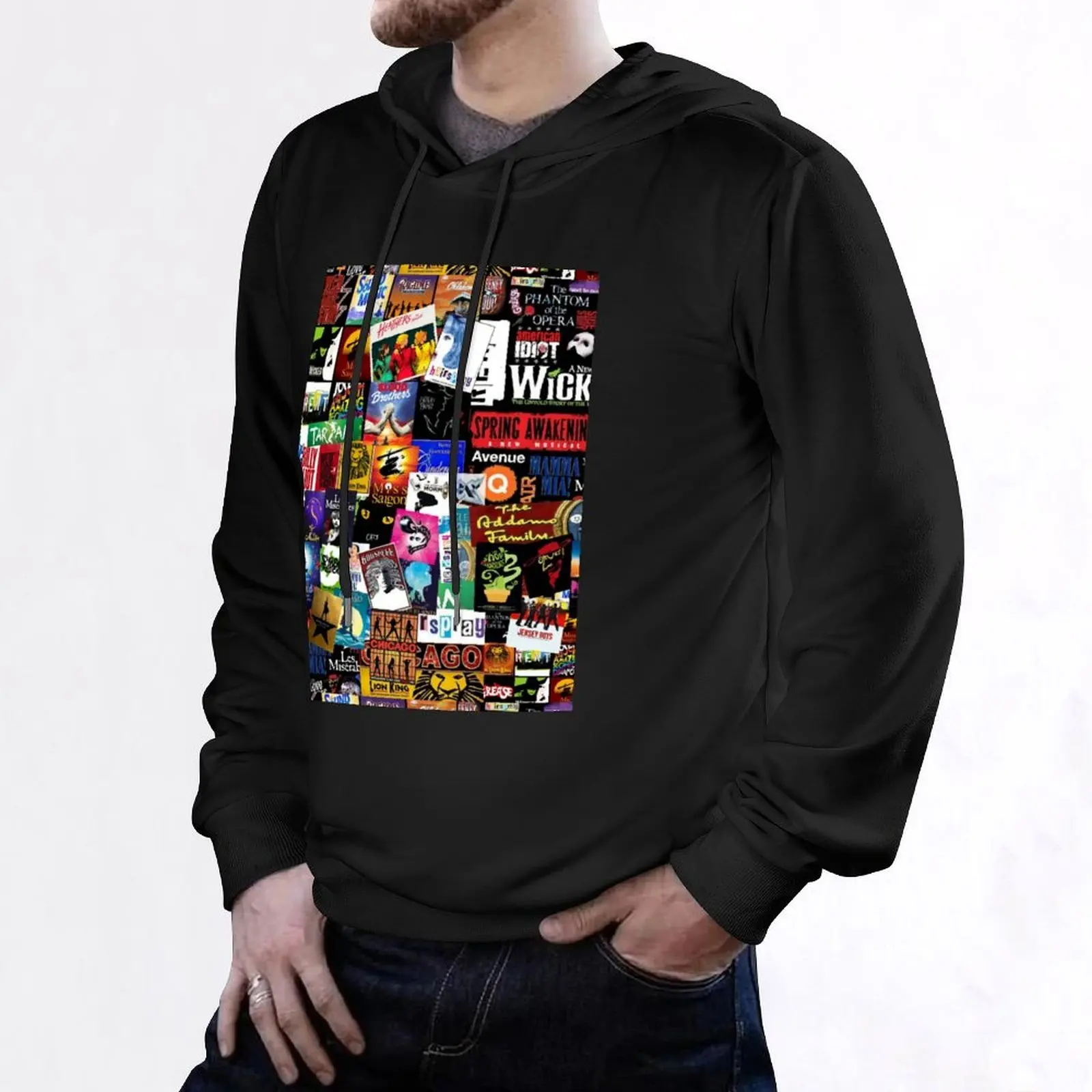 Musicals Collage II Original Hoodie blouse men's clothes korean style clothes clothes for men hoodie graphic