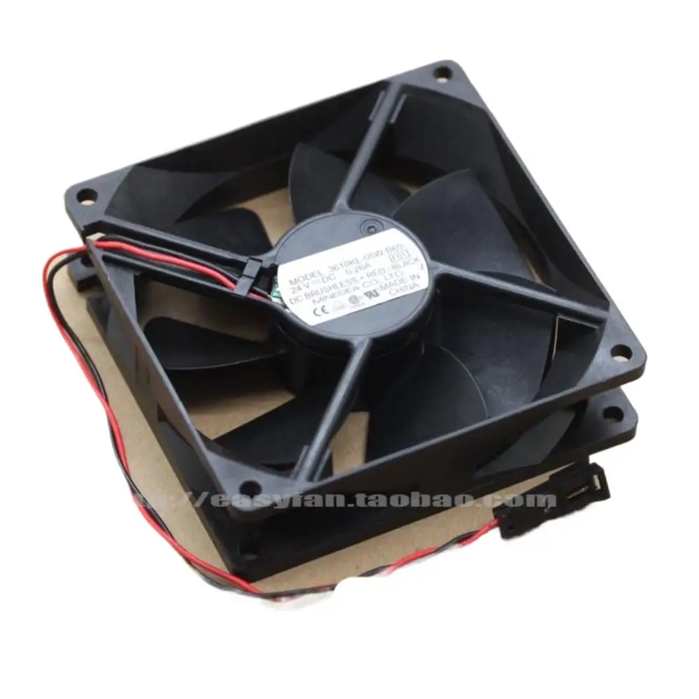

90mm 9cm Case Fan For NMB 9025 24V 0.26A 3610KL-05W-B60 Cooling Fan, Dual Ball Bearing Inverter and Electronic Systems
