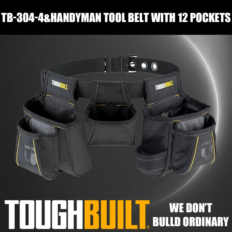

TOUGHBUILT TB-304-4 4-in-1 Tool Kit Storage Bag - Thick and Durable