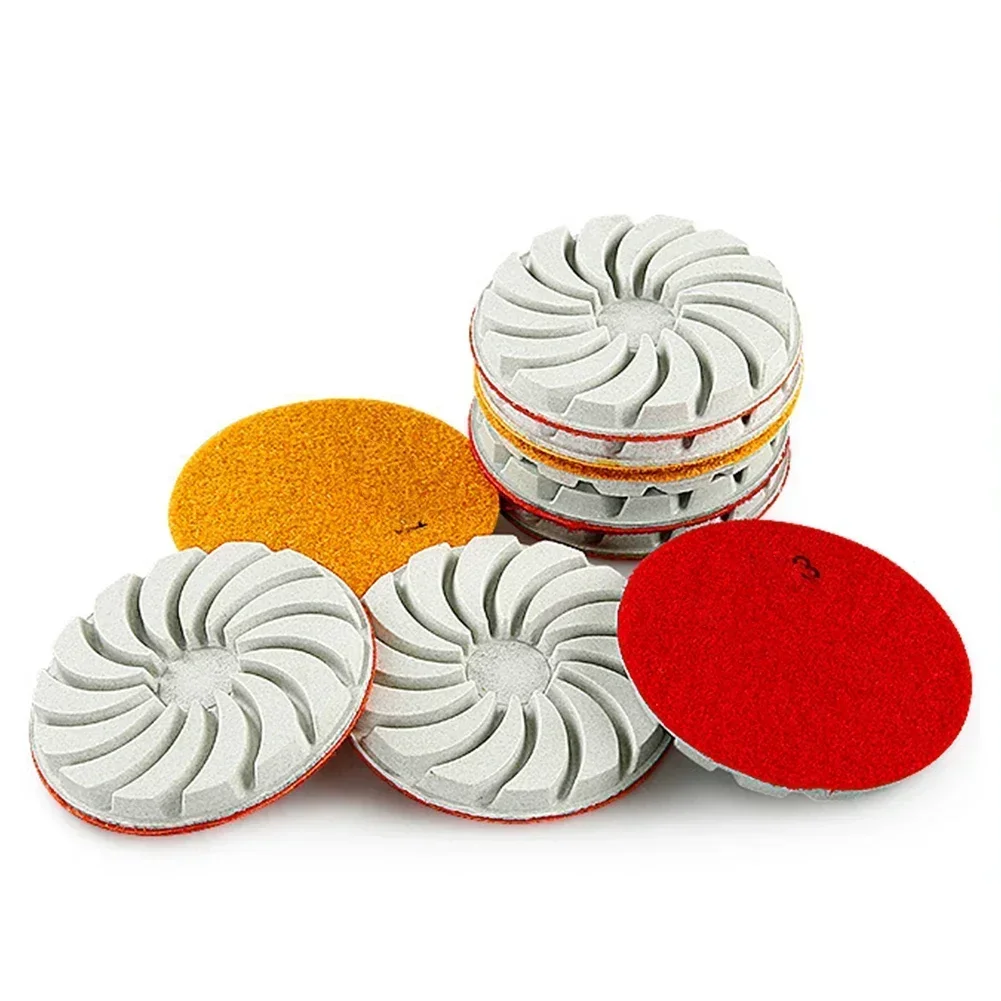 1pc Diamond Polishing Pads 4inch Wet/Dry Granite Concrete Marble Glass Stone Sanding Grinding Pad Polishing Abrasives Tool