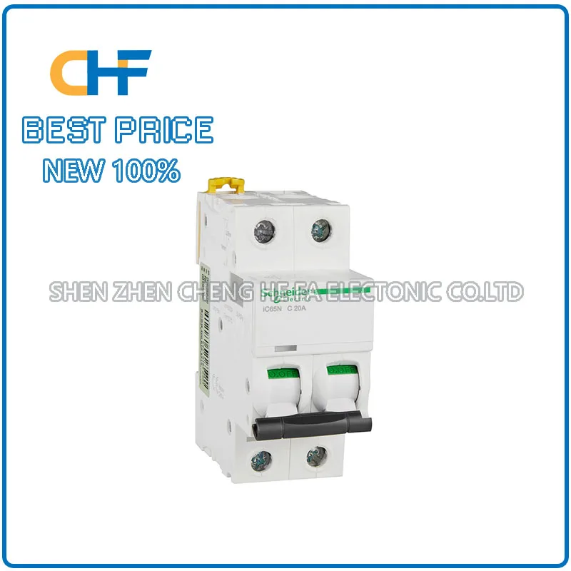 A9F18210 IC65N 2P C10A Schneider miniature circuit breaker, brand new original in stock