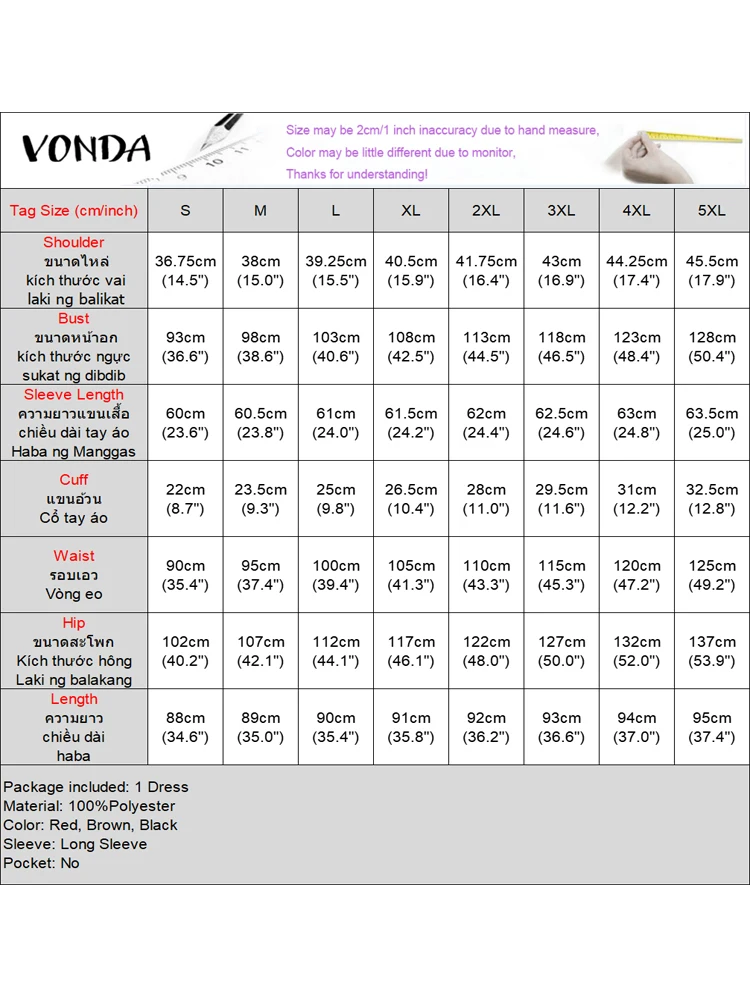 VONDA mode robes rayées femmes chemise longue 2025 printemps été Mini robe d'été col en v manches bouffantes décontracté coréen robes courtes