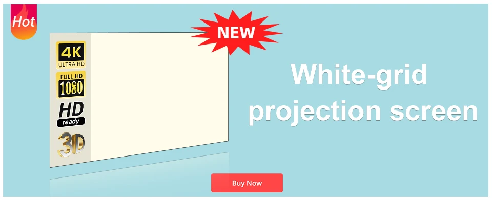 VEIDADZ Projector Screen White Less Creases 60-200 inch Soft High Density Portable Foldable Projection Screen for Outdoor Movie