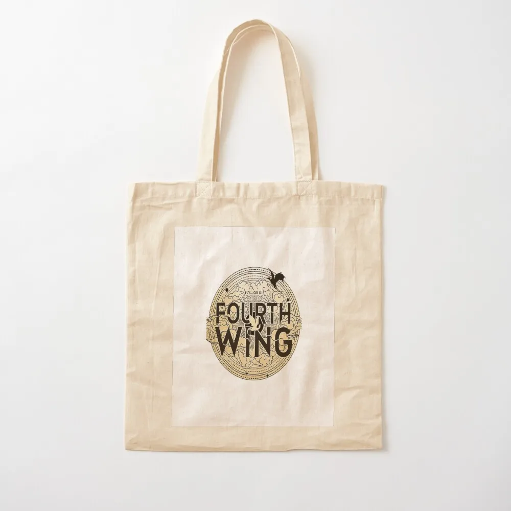 Best Selling Fourth Wing Merchandise Tote Bag supermarket folding bag bag luxury women Big women Canvas