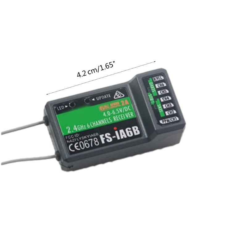 Ricevitore telecomando portatile Ricevitore 2.4G FS-iA6B 6CH Supporto uscita PPM