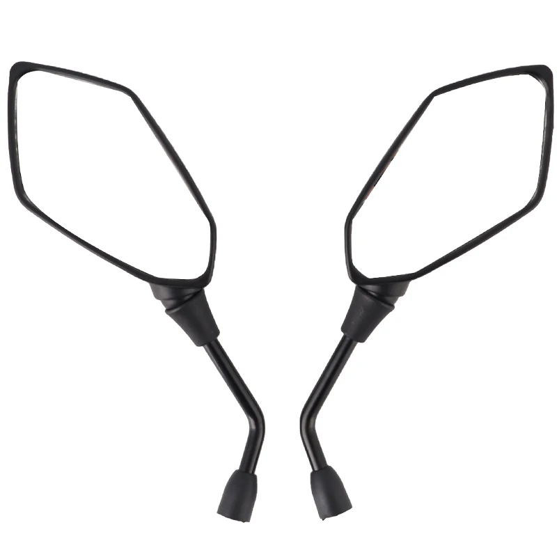 

Universal 1 Pair 8mm 10mm Motorcycle Convex Mirror Scooter E-Bike Handle Bar End Side Rearview Mirrors Electromobile Back Side