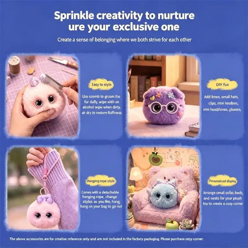 B03F Plush Toy With Touch Activated Eye And Chatting Biomimetical