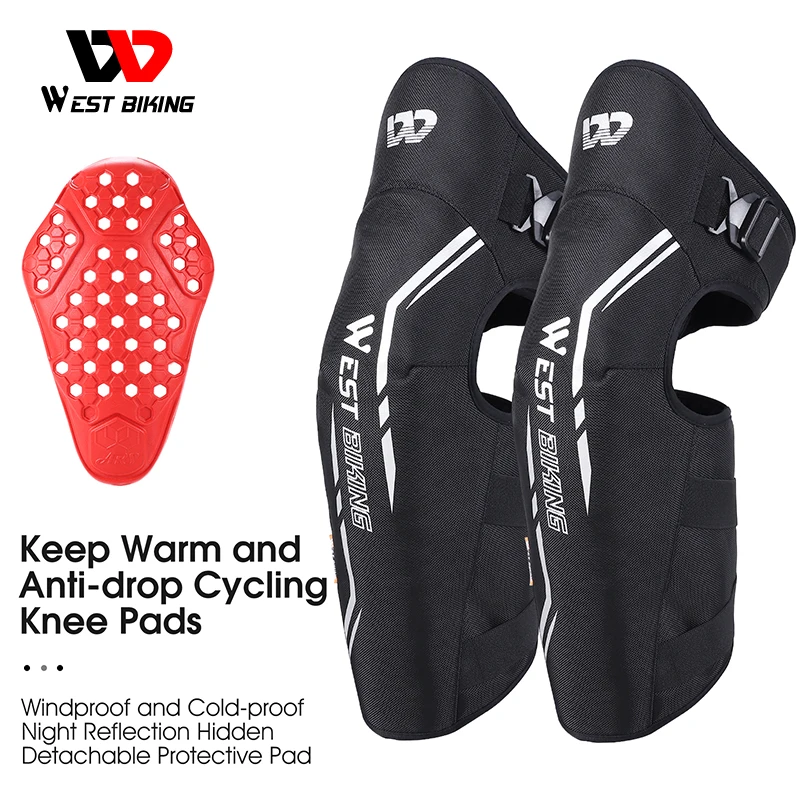 

WEST BIKING Motorcycle Warm Kneepad Motorbike Riding Pads Windproof Winter Outdoor Protective Guard Cycling Leg Warmer