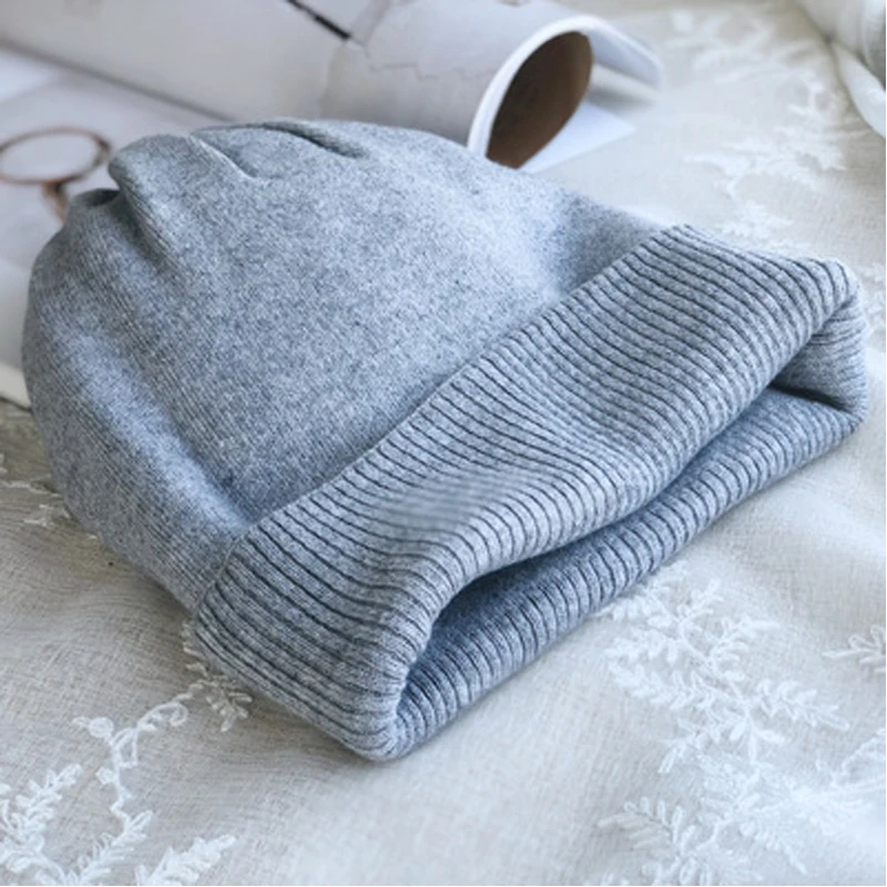 2024 Winter Warm Wool Oversize Beanies Hat For Women Autumn Rall-Match Korean Fashion Hat Large Size Big Head Loose Knitted Hat