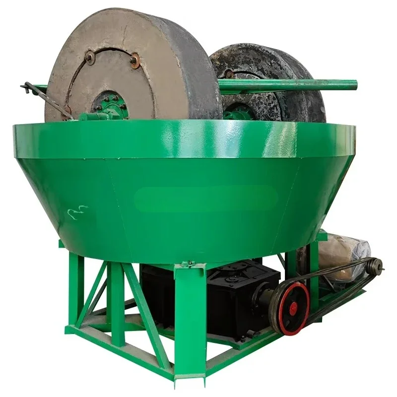 Hot Sale Gold Grinding Process Plant Gold Grinding Wet Pan Mill Machine Supplier