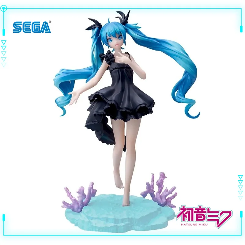セガオリジナル-正規品-ボーカロイド-初音ミク-プロジェクトディバ-メガ39's-ルミナスタ-記憶少女-18cm-コレクションモデル-おもちゃ-フィギュア