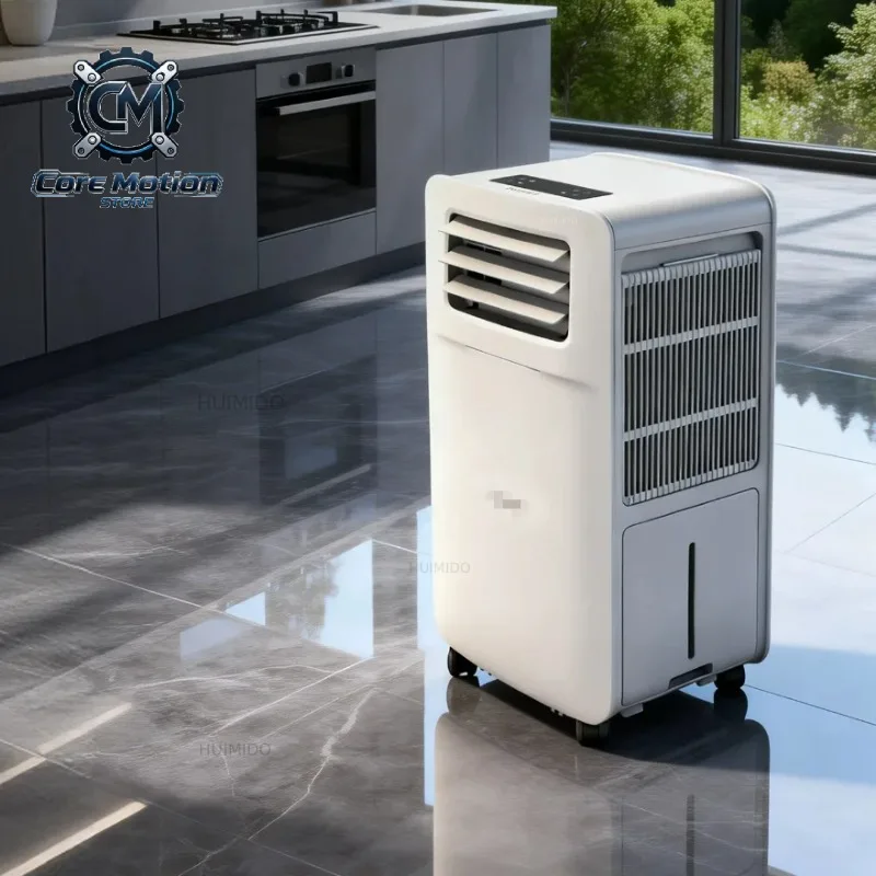 No Exhaust Duct Portable Air Conditioner Upgraded Compressor Cooling Mobile Air Conditioner Easy Install Rolling Wheel Mini AC