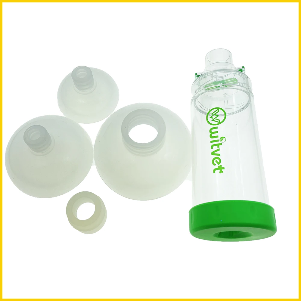 

1Set Professional Pet Adrosol Chamber Dosing Tube Nebulizer Atomizer Tank Storage Administerer Antistatic Bottle Clinic Supplies