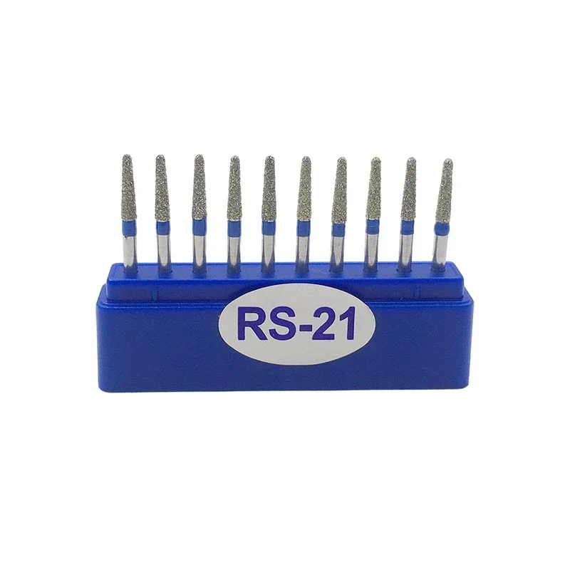 Dental Diamond Burs Drill for High Speed Handpiece Dentist Tools FG 1.6mm RS-11 RS-21 RS-31