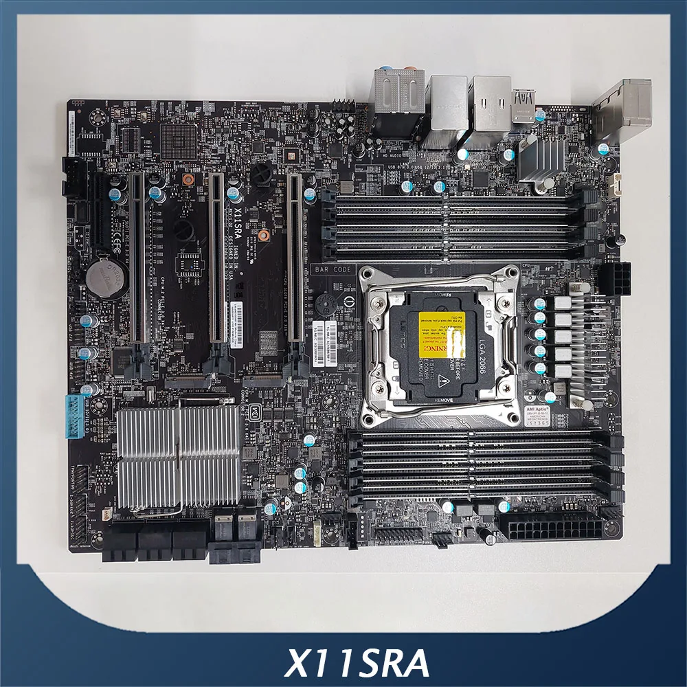 

Материнская плата рабочей станции X11SRA для Supermicro LGA2066 C422 ATX 512 ГБ DDR4 с поддержкой процессора W-2100/2200, высокое качество