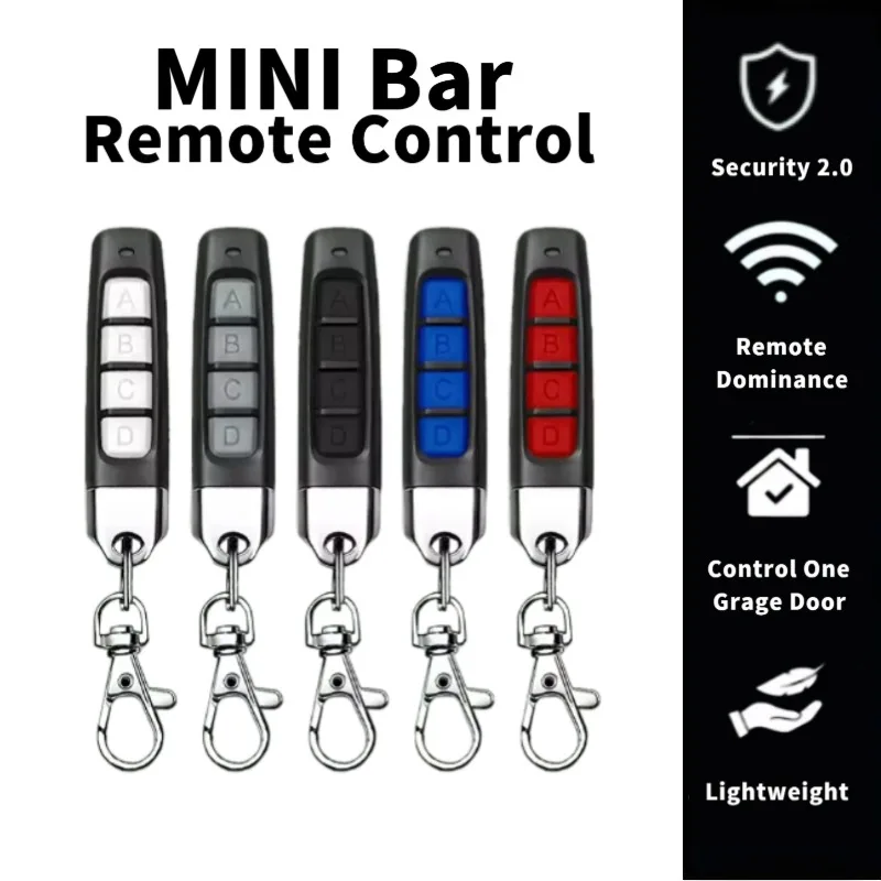 433MHz Auto Copy Remote Control Electric Garage Door Opener Remote Controller Duplicator Clone Cloning Code Transmitter