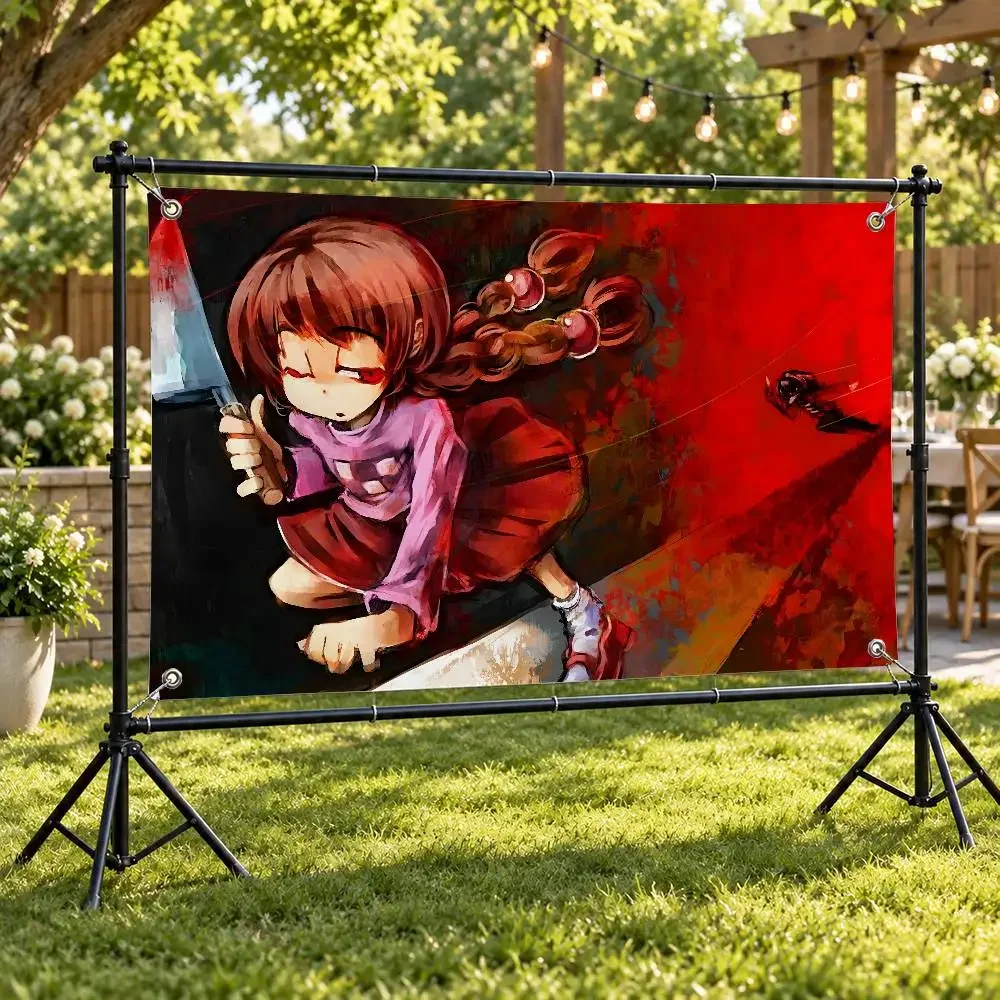 Game Y-Yume Nikki Aesthetic Wall Tapestry Flag Printed Wall Hanging Living Room Party Outdoor Decor