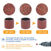 Sanding Drum Set Grit #80-#120 #3