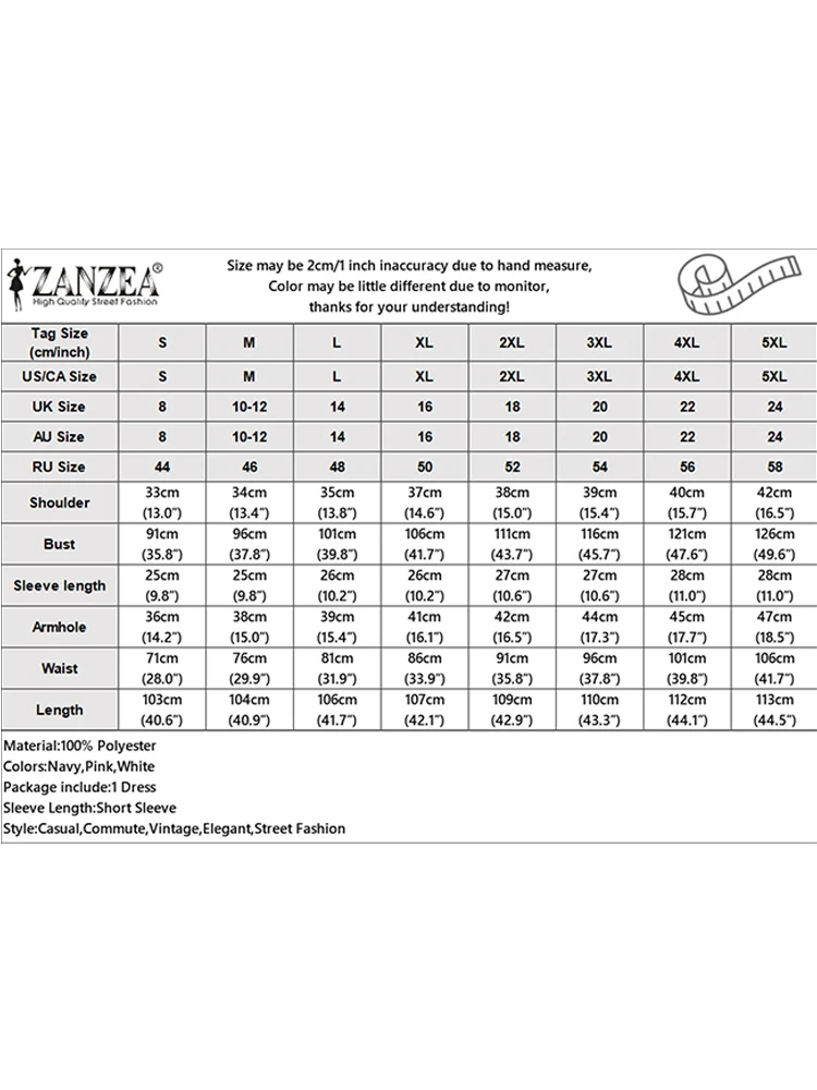 ZANZEA ฤดูร้อนแขนสั้นทํางาน Sundress ผู้หญิง Patchwork ชุด 2025 สไตล์สายพิมพ์ชุด Midi Vestido Robe